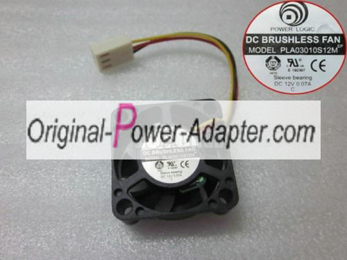 new POWER LOGIC 3010 3CM fan PLA03010S12M DC12V 0.07A